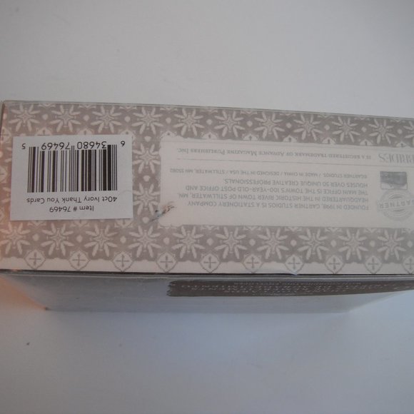 Brides a Wedding Collection 40 Count THANK YOU Cards Ivory with Envelopes, New - Picture 5 of 6